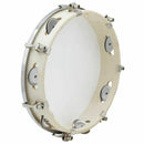 10 in Tambourine Capoeira Leather Drum Tambourine Samba Brasil Wooden Tambo V6K1