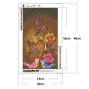 5D Full Drill Diamond Painting Flower Butterfly Cross Stitch Kits (hg333)