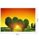 5D DIY Full Drill Diamond Painting Love Green Tree Cross Stitch Embroidery