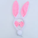 Halloween Christmas Costume Rabbit Bunny Ears Headband Cute Plush  Hair Band JR