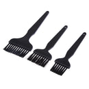 8pcs Black Non Slip Handle PCB Rework ESD Anti Static Dust Brush S4I8