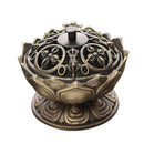 Buddha Incense Burner Lotus Flower Incense Holder Handmade Censer For Buddh R4N3