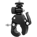 Quick Release Screw Clamp Bracket Bike Handlebar Mounts 1/4 Tripod For Camera TO