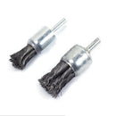 6 Pieces 7/8" 1" Dia Knot Wire End Brush Hollow End Partial Twist Knotted