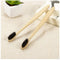 5x Oral Care Durable Toothbrush Bamboo Natural Environmental Soft Teeth Br FT
