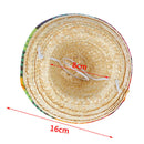 Mini Pet Dogs Straw Hat Sombrero Cat Sun Hat Beach Party Straw Hats Dogs`US
