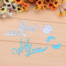 2pcs Love Lip Metal Cutting Dies Stencil for DIY Scrapbook Embossing Decor
