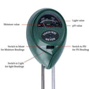 3 in1 Soil PH Tester Water Moisture Light Test Soil / Moisture For Garden H8W0