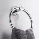 Stainless Steel Towel Ring Holder Hanger Chrome Wall Mounted Bathroom Home