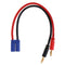 4.0mm Banana to EC5 Male Connector Cable Leads for a6 b6 Lipo Battery Charge