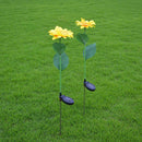 Solar Power LED Simulation Sunflower Light Outdoor Landscape Lamp for Yard Lawn