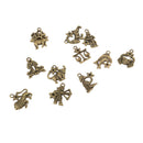 24Pcs Craft Supplies 12 Zodiac Charms Pendants for Crafting, Jewelry Making