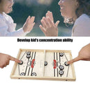 Wooden Football Bouncing Chess Hockey Board Game Set for Children Toys Tool