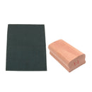Wooden Radius Sanding Block w/ Black Guitar Abrasive Paper Luthier Tool 14