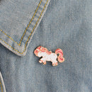 Horse Pony Enamel Pin Brooch Pins Up Little Girl Jewelry Horse Lover Gift  M&E