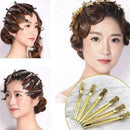 12Pcs Salon Hair Styling Clips Sectioning Alligator Hair Plastic Clip Golde