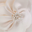 2pcs Champagne Chic Flower Round Flower Girl Bridesmaid Basket Wedding Party