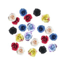 20pcs Assorted Artificial Silk Rose Flower Head DIY Craft Decoration