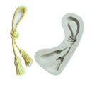 European Style Curtain Hemp Rope Knot Silicone Mold Xmas Wedding Cake Decor N 3c