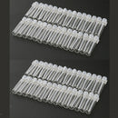 60X, Empty Mini Premium Trial Bottles, Refillable Clear Glass Vials Jars with