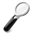 45X Multiple 3 LED Handheld Magnifier Magnifying Glass Lens Jewelry Loupe Light