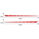 1 Pair Racing Stripes Car Styling Stickers Body Vinyl Graphic Decals Decoration