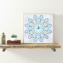 DIY Geometric Special Shaped Diamond Painting Cross Stitch Clock Home Decor