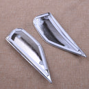 fit for Buick Encore Opel 12+ 2 of ABS Rear Window Spoiler Side Pillar Post Trim