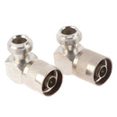 2pcs/lot N Male Plug to N Female Jack Right Angle RF Coaxial Adapter Connec FmTE