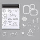 Halloween Metal Cutting Die Transparent Seal Stamp Craft (Cutting Die+Seal)