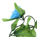 2.5m Artificial Rose Garland Silk Flower Vine Ivy Home Wedding Garden Decor T4B5