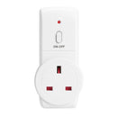 3pcs UK Plug Power Outlet Light Switch Socket+1pc Wireless Remote Control
