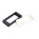 2pcs Humbucker Bridge Pickup Mounting Ring Frame Surround for Guitarblackcolor3c