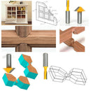 2 Pc 1/2 inch Shed Window Grill Muntin/Mullion Cutter Router Bit Set Woodwo