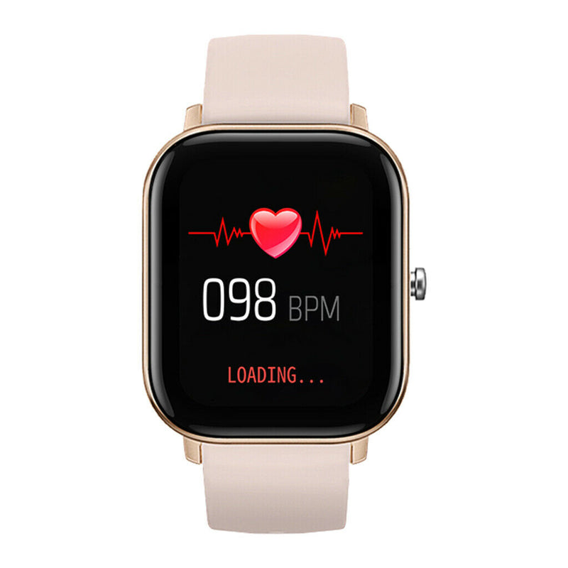 1.4" Sports BT4.0 Smart Watch Alarm Clock Bracelet Fitness Men Women Golden