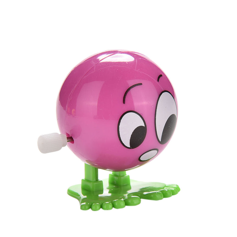 1 Pcs Wind up Face Colorful Funny  Cartoon Somersault Running Clockwork  Toys 3C