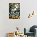 5D DIY Full Drill Diamond Painting Wolf Human Face Cross Stitch Embroidery