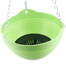 6pcs Hanging sown baskets indoor / outdoor hanging pots plant holding hooks M4F4