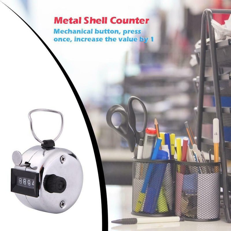 4 Digit Number Handheld Tally Counter Digital Golf Clicker Training Counter A