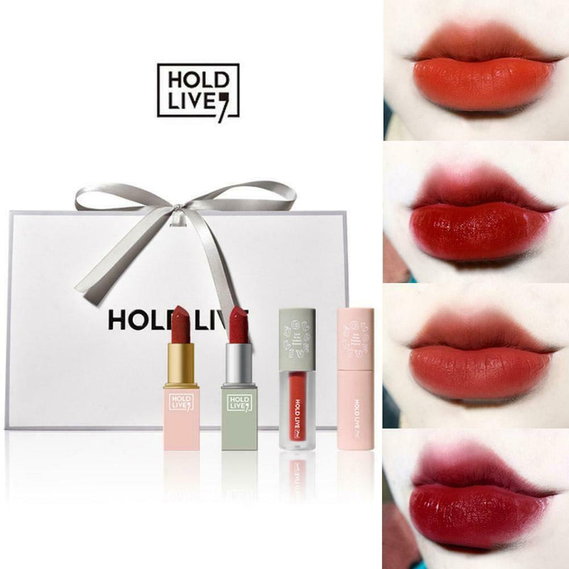 4x/set for live girl party lip glaze lipstick gift lasting matte lipstick