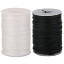 2pcs 76Yds Leather Sewing Flat Waxed Thread Cord 1.2mm DIY Hand Stitching