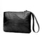 Simple Women Soft Leather Clutch Wristlets Handbag Lady Party Purse Wallet