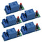 5Pcs 12V 1 Channel Relay Module Optocouple Board Shield for PIC AVR DSP ARM