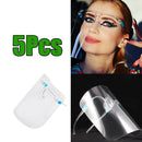 5Pcs Clear Anti-splash Safety Full Face Shield Face Cover  BBQ Protector Kitchen