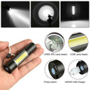 Portable USB Rechargeable XPE+COB LED Flashlight Torch Inspection Lamp