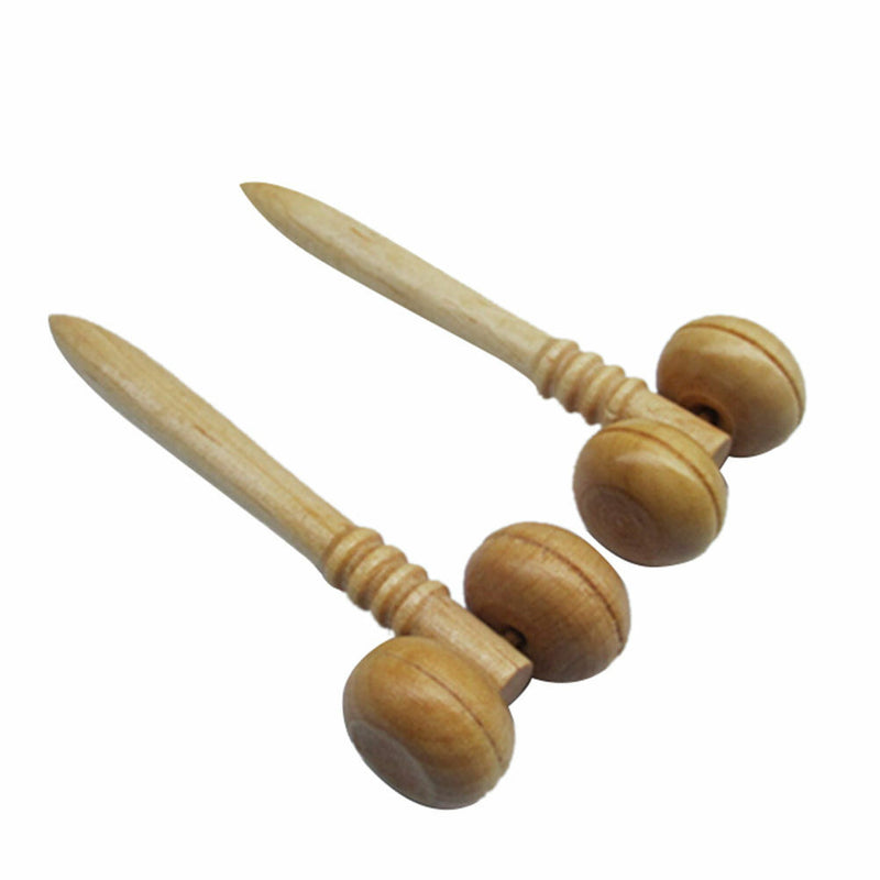 Wooden Roller Health Massager Reflexology Body Face Stress Relief Relax Spa Bj