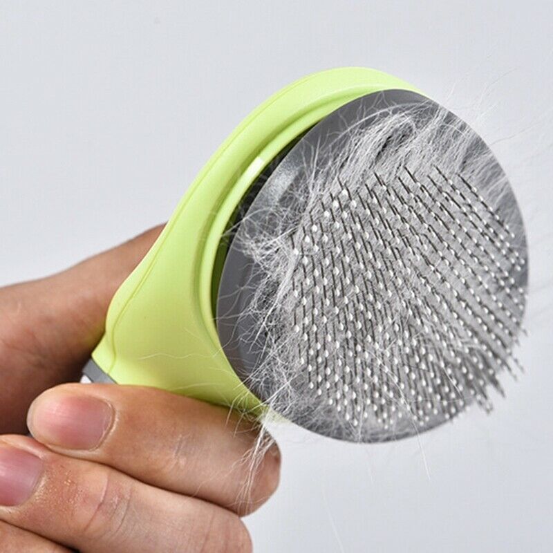 Dog Brush Cat Brush Self Cleaning Slicker Brush, for Long, Medium, Short, T Z2Z4