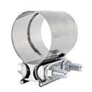 1pc 2.5 Inch 2 1/2 Inch Lap Joint Exhaust Band Clamp-Preformed Stainless St