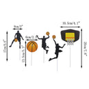 Basketball Acrylic Cake Topper  Slam Dunk Cupcake For Birthday Sports Party Cak@