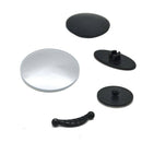 1x Adjustable Blind Spot Mirror Stick Wide Angle Car Truck Door Side View Convex
